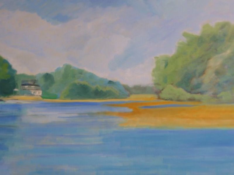 Click here to view Cape Cod Pond in October by Jerome Schwartz
