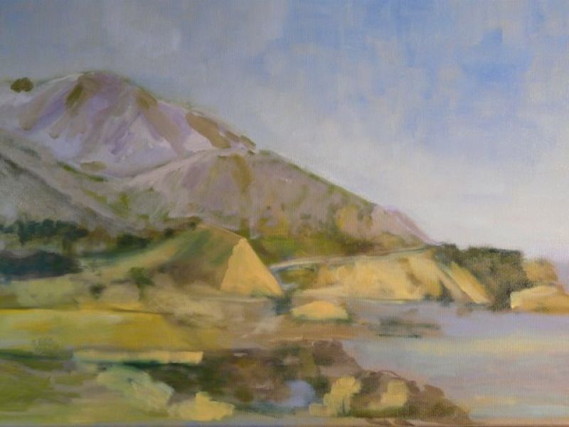 Along Big Sur by Jerome Schwartz